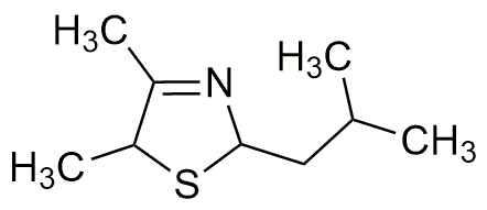 2-Isobutyl-4,5-dimethyl-3-thiazoline (mixture of isomers)