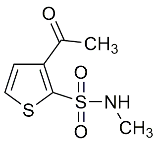 3-Acetil-2-(metilaminosulfonil)tiofeno