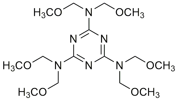 2,4,6-Tris[bis(metoximetil)amino]-1,3,5-triazina