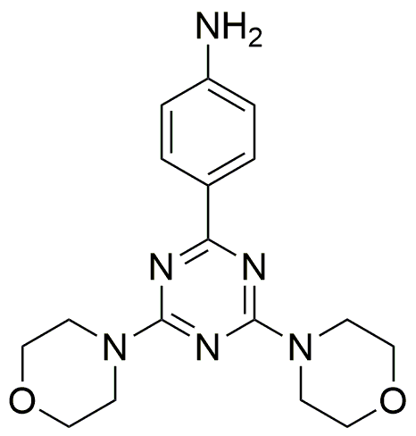 4-(4,6-Dimorpholino-1,3,5-triazin-2-yl)aniline