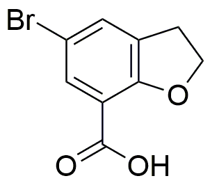 5-Bromo-2,3-dihydrobenzofuran-7-carboxylic acid