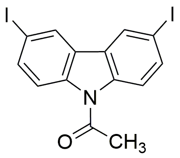 9-Acetyl-3,6-diiodocarbazole