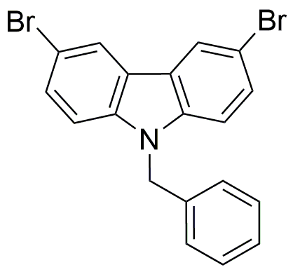 9-Benzyl-3,6-dibromocarbazole