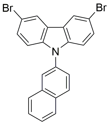 3,6-Dibromo-9-(2-naphthalenyl)-9H-carbazole