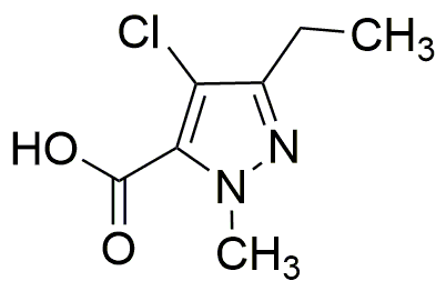 Ácido 4-cloro-3-etil-1-metil-1H-pirazol-5-carboxílico