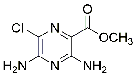 Methyl 3,5-diamino-6-chloropyrazine-2-carboxylate