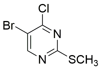 5-Bromo-4-cloro-2-(metiltio)pirimidina