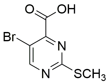 Ácido 5-bromo-2-(metiltio)pirimidina-4-carboxílico