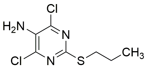 5-Amino-4,6-dicloro-2-(propiltio)pirimidina