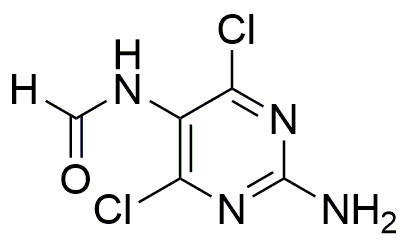 2-Amino-4,6-dicloro-5-formamidopirimidina