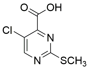 Ácido 5-cloro-2-(metiltio)pirimidina-4-carboxílico