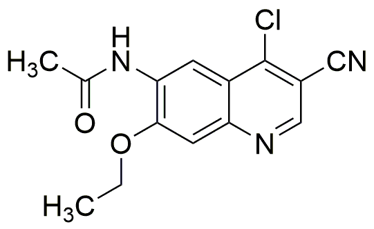 N-(4-Cloro-3-ciano-7-etoxi-6-quinolinil)acetamida