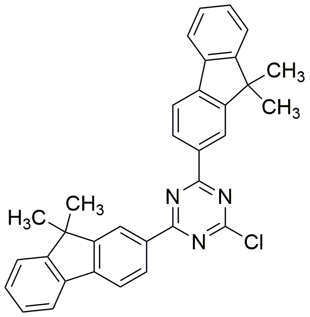 2-Cloro-4,6-bis(9,9-dimetil-9H-fluoren-2-il)-1,3,5-triazina