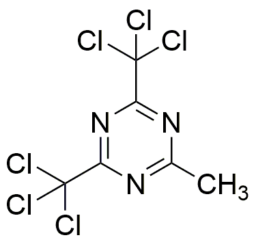 2-méthyl-4,6-bis(trichlorométhyl)-1,3,5-triazine