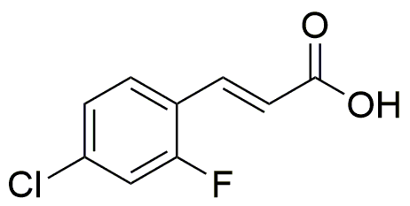 4-Chloro-2-fluorocinnamic acid