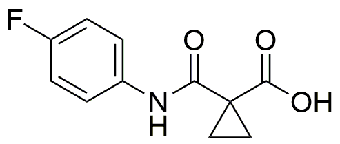 Ácido 1-[(4-fluorofenil)carbamoil]ciclopropanocarboxílico