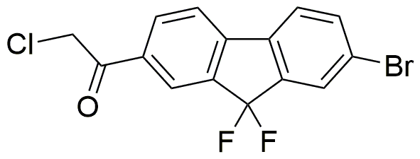 7-Bromo-2-(chloroacétyl)-9,9-difluorofluorène