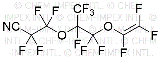 2,2,3,3-Tetrafluoro-3-[[1,1,1,2,3,3-hexafluoro-3-[(1,2,2-trifluorovinil)oxi]propan-2-il]oxi]propionitrilo