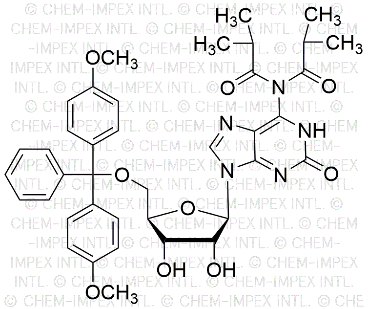 5'-O-(4, 4'-Dimetoxitritil)-N2-diisobutil-isoguanosina