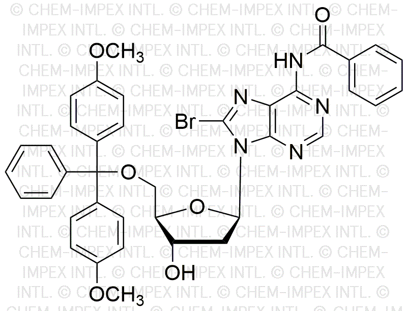 5'-O-(4, 4'-Dimetoxitritil)-N6-benzoil-8-bromodesoxiadenosina