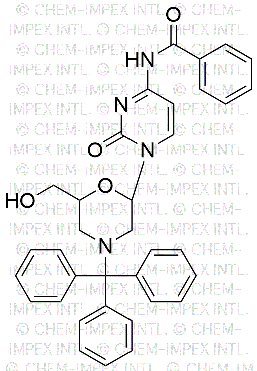 N-(1-(6-(hydroxymethyl)-4-tritylmorpholin-2-yl)-2-oxo-1, 2-dihydropyrimidin-4-yl)benzamide