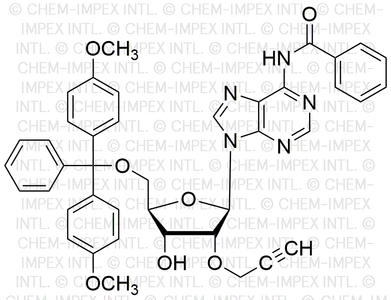 5'-O-(4, 4'-Dimethoxytrityl)-N6-benzoyl-2'-O-propargyladenosine