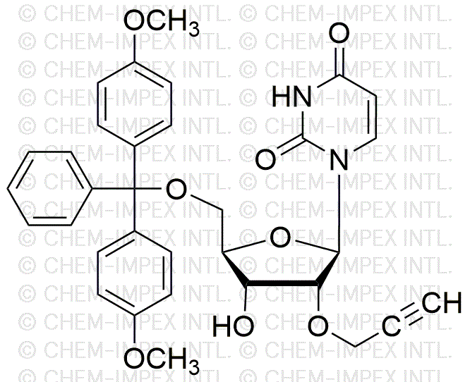 5'-O-(4, 4'-Dimethoxytrityl)-2'-O-propargyl uridine