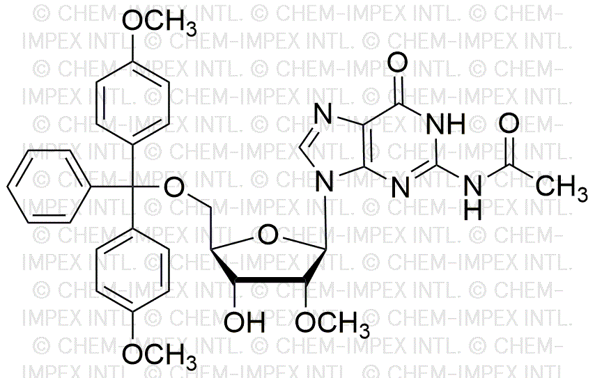 5'-O-(4, 4'-Dimethoxytrityl)-N2-acetyl-2'-O-methylguanosine