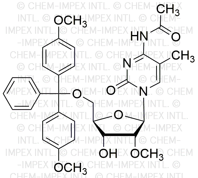 5'-O-(4, 4'-Dimethoxytrityl)-N4-acetyl-5-methyl-2'-O-methylcytidine