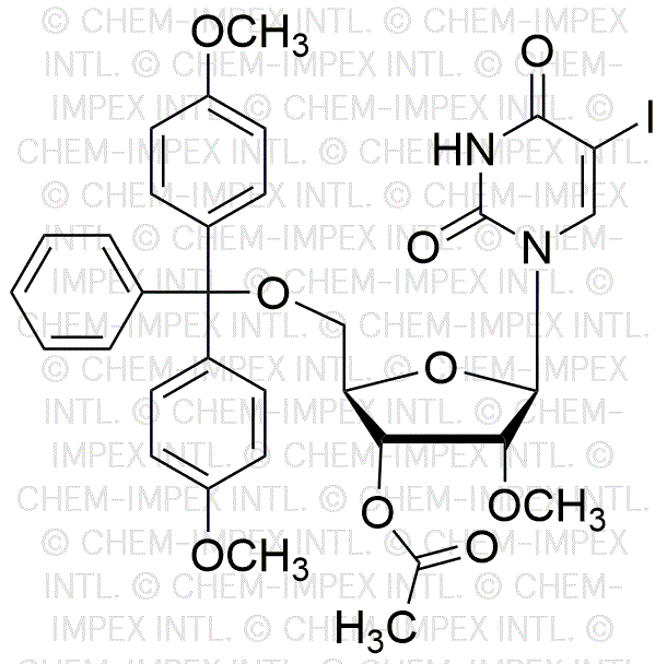 5'-O-4,4'-diméthoxytrityl)-3'-acétyl-5-iodo-2'-O-méthyluridine