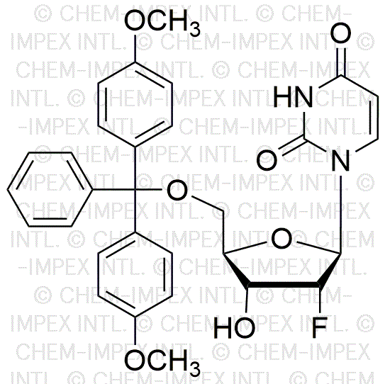 5'-O-(4, 4'-Dimethoxytrityl)-2'-fluoro-2'-deoxyuridine