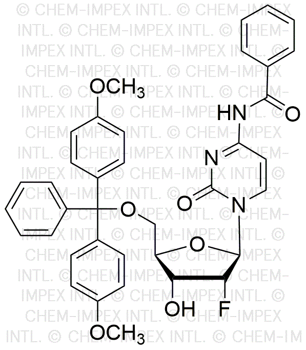 5'-O-(4, 4'-Dimethoxytrityl)-N4-benzoyl-2'-fluoro-2'-deoxycytidine