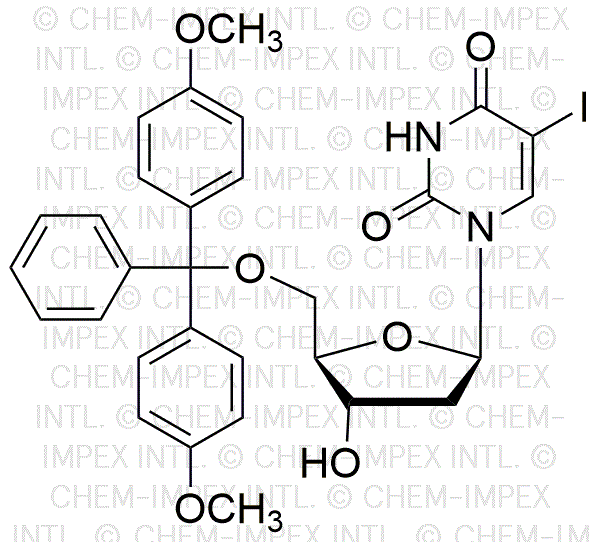 5'-O-4, 4'-Dimethoxytrityl)-5-iodo-2'-deoxyuridine