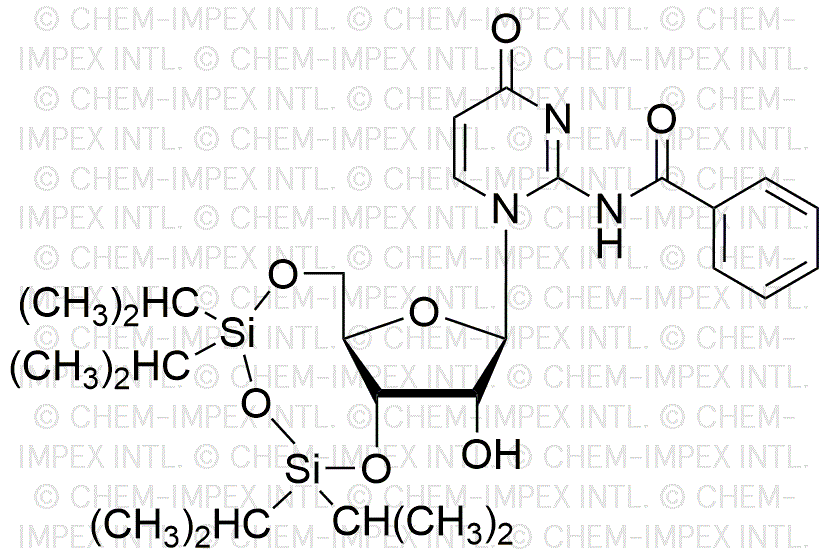 N2-Benzoyl-3',5'-O-(tetraisopropyldisiloxane-1,3-diyl)isocytidine