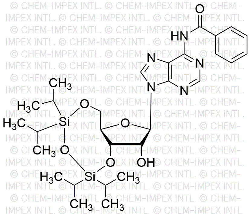 N6-Benzoyl-3',5'-O-(tetraisopropyldisiloxane-1,3-diyl)adenoisne