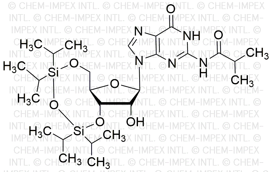 N2-Isobutyryl-3',5'-O-(tetraisopropyldisiloxane-1,3-diyl)guanosine