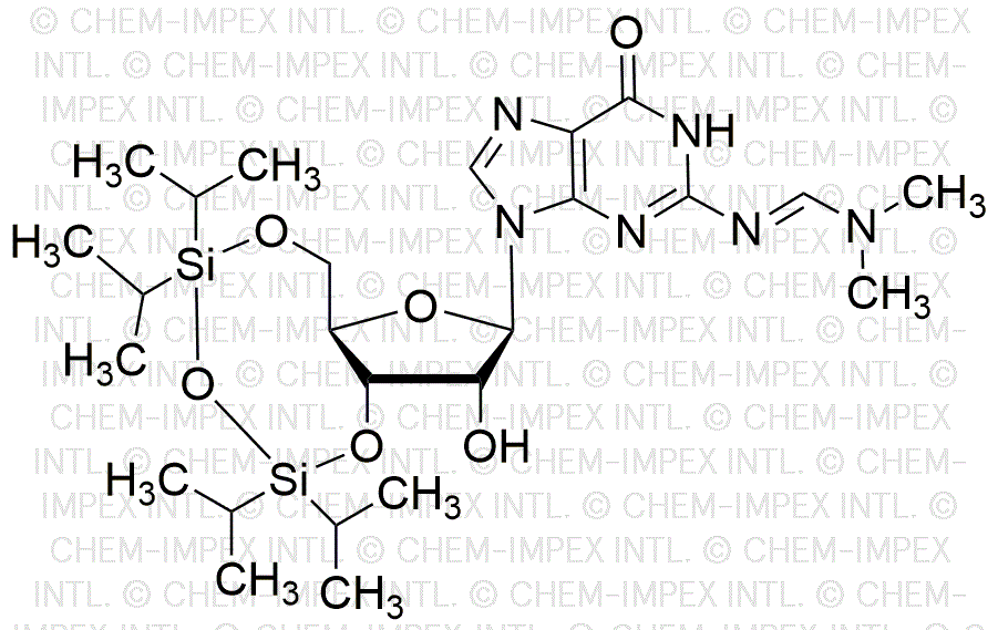 N2-Dimethylformamidine-3',5'-O-(tetraisopropyldisiloxane-1,3-diyl)guanosine