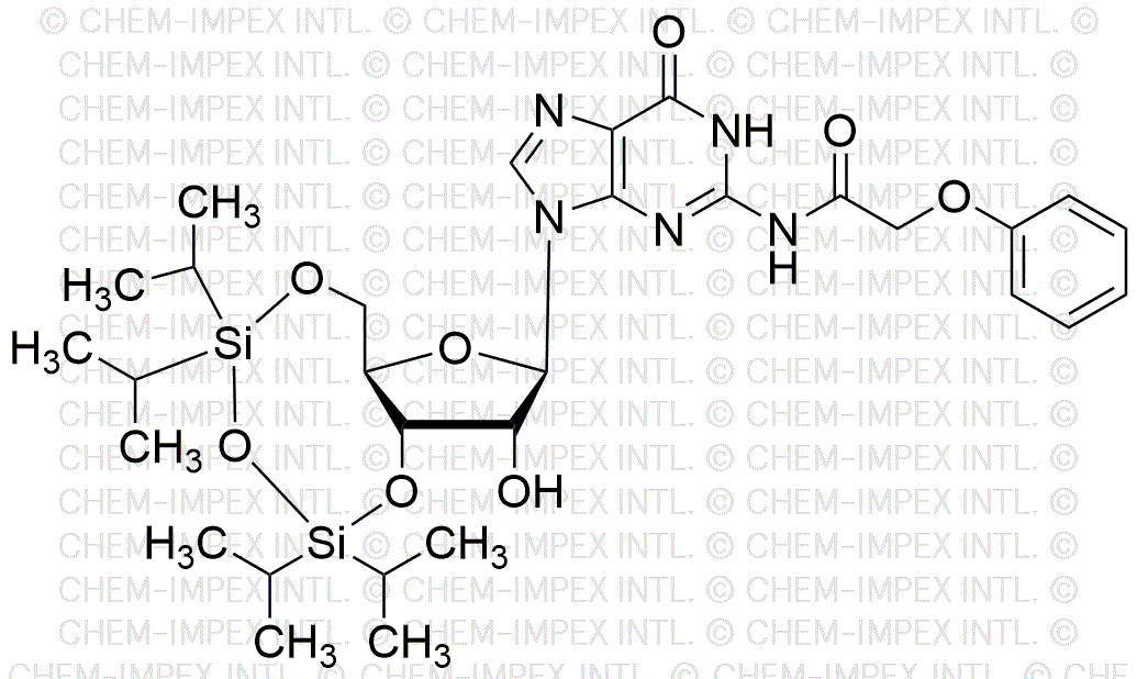 3',5'-O-(tétraisopropyldisiloxane-1,3-diyl)-2'-phénoxyacétamidoguanosine