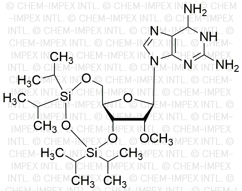 3',5'-O-(Tetraisopropyldisiloxane-1,3-diyl)-2'-O-methyl-2-aminoadinosine