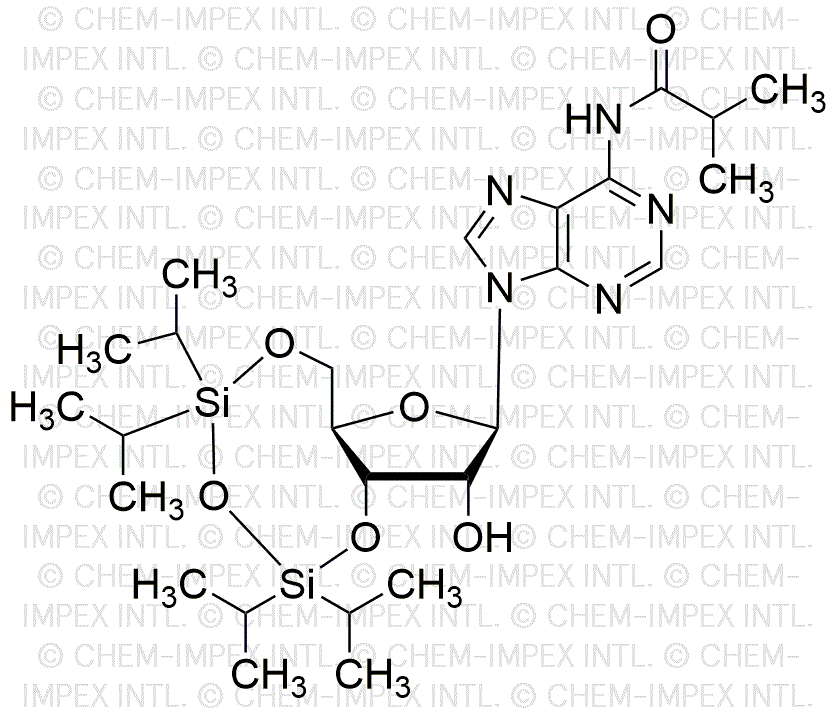 N6-Isobutyryl-3',5'-O-(tetraisopropyldisiloxane-1,3-diyl)-adenosine