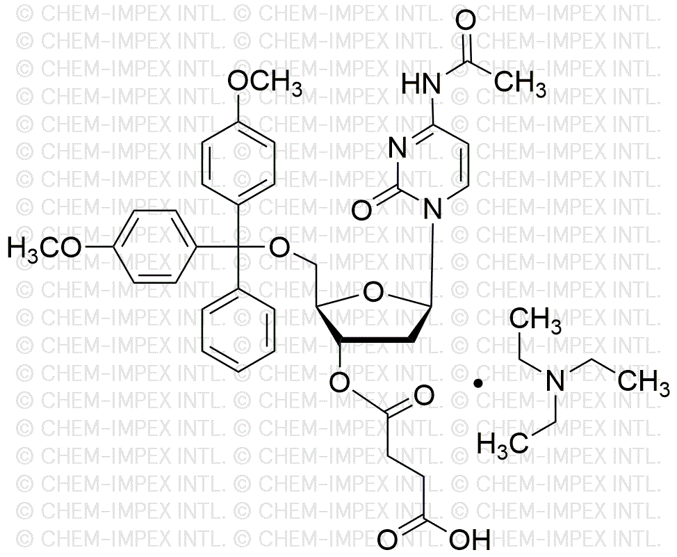 5'-O-(4, 4'-Dimethoxytrityl)-N4-acetyl-2'-deoxycytidine-3'-O-succinate, triethylamine salt