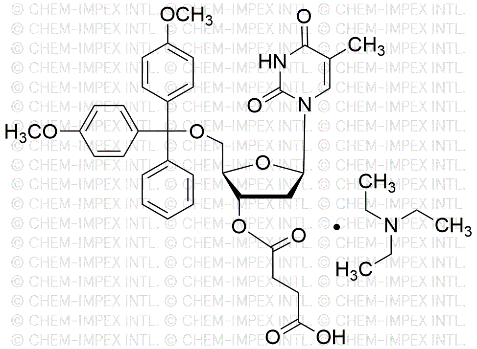 5'-O-4, 4'-Dimethoxytrityl)thymidine-3'-O-succinate, triethylamine salt