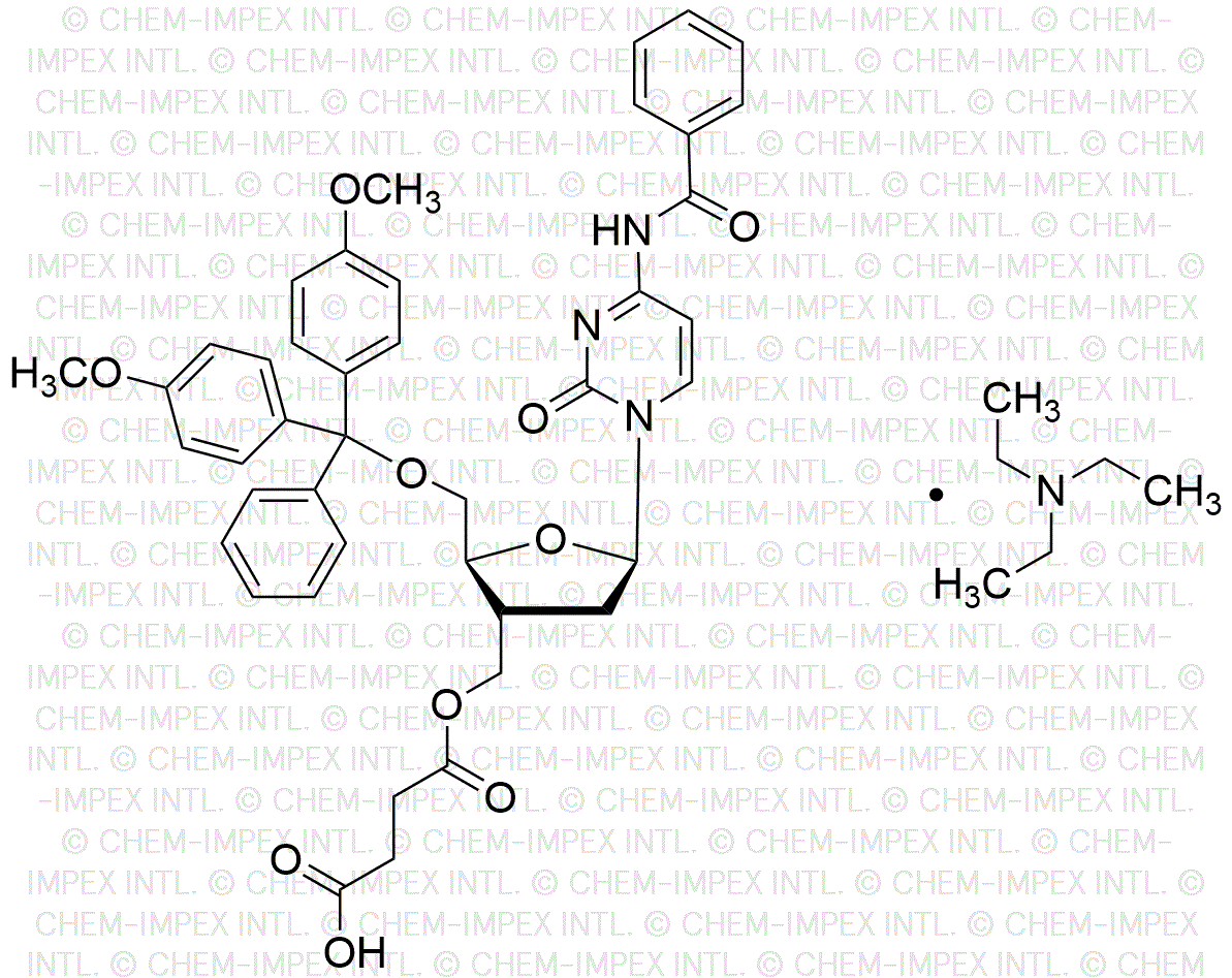 3'-O-4, 4'-Dimethoxytrityl)-N4-benzoyl-2'-deoxycytidine-5'-O-succinate, triethylamine salt