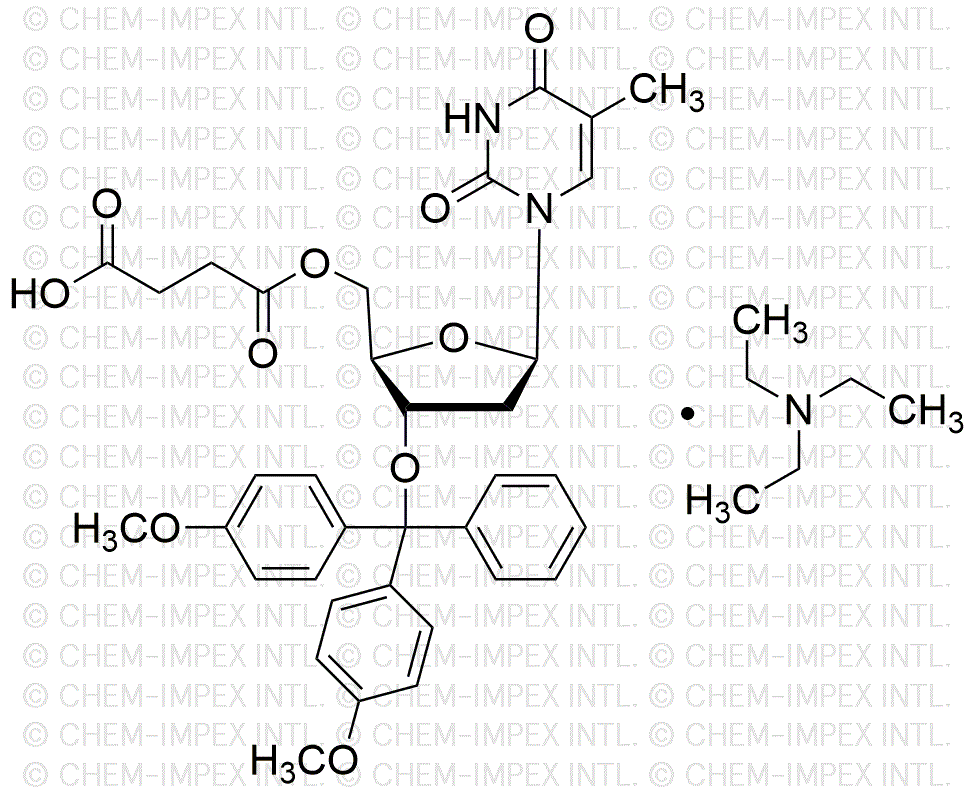 3'-O-4, 4'-Dimethoxytrityl)thymidine-5'-O-succinate, triethylamine salt