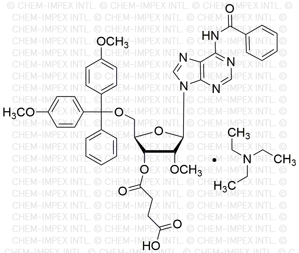 Sal de trietilamina: 5'-O-4,4'-Dimetoxitritil)-N6-benzoil-2'-O-metiladenosina-3'-O-succinato