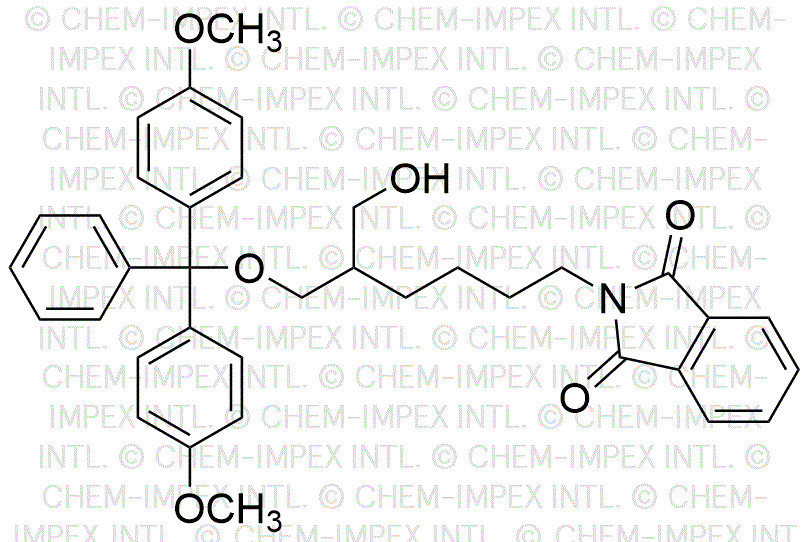 2-(6-(bis(4-méthoxyphényl)(phényl)méthoxy)-5-(hydroxyméthyl)hexyl)isoindoline-1,3-dione