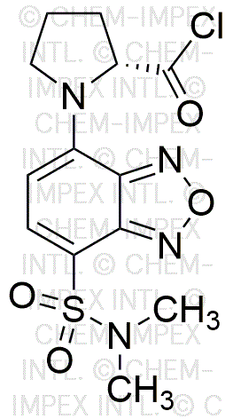 (R)-(+)-4-(N,N-dimetilaminosulfonil)-7-(2-cloroformilpirrolidin-1-il)-2,1,3-benzoxadiazol