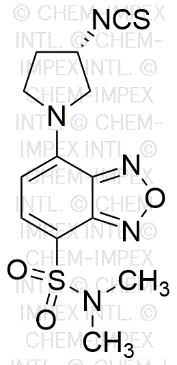 (S-(+)-4-(N,N-dimethylaminosulfonyl)-7-(3-isothiocyanatopyrrolidin-1-yl)-2,1,3-benzoxadiazole