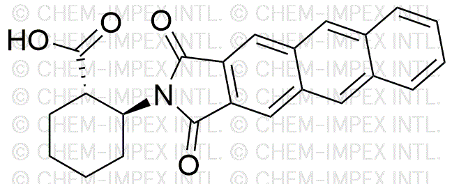 Ácido (1S,2S-2-(antraceno-2,3-dicarboximido)ciclohexanocarboxílico