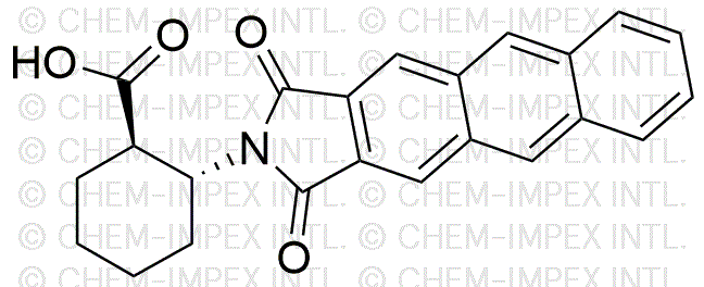 Ácido (1R,2R-2-(antraceno-2,3-dicarboximido)ciclohexanocarboxílico